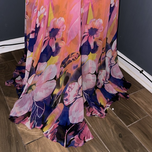 Beaded waist band colorful Wedding or prom dress - Picture 12 of 12